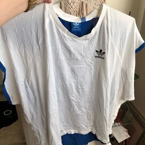 Adidas open back shirt size medium